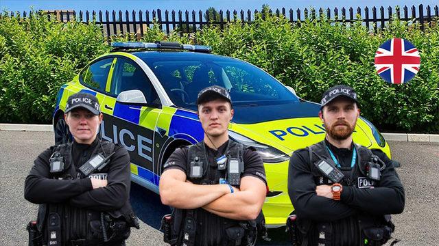 Tesla Model 3, Birleşik Krallık Polisinin Yeni Favorisi Oldu
