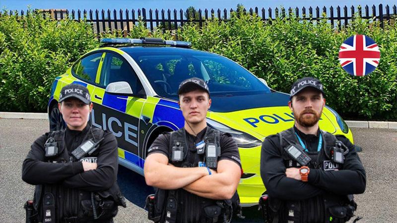 Tesla Model 3, Birleşik Krallık Polisinin Yeni Favorisi Oldu