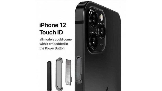 iPhone 12 ile Birlikte Touch ID’nin Geri Döneceğini Gösteren Görsel