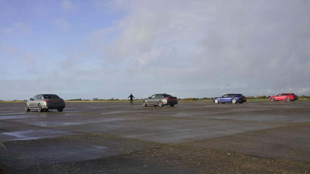 Yarış Tutkunları Toplansın: Mercedes AMG E63, BMW M5, Porsche Panamera Turbo ve Audi RS6 Drag Pistinde Kapıştı