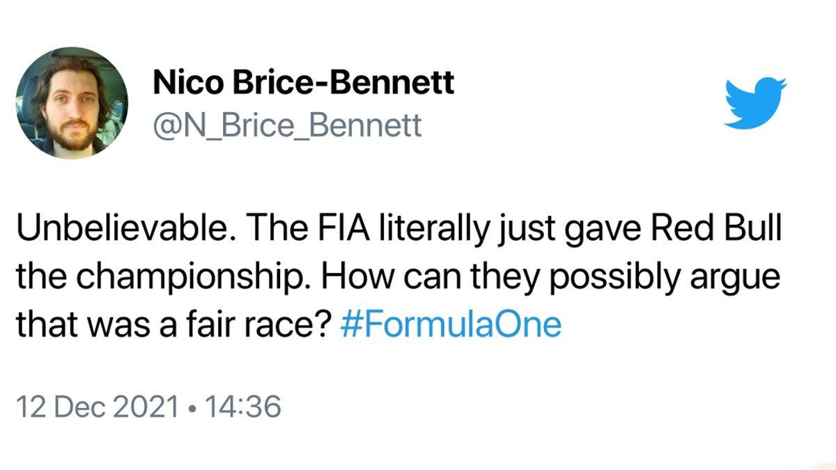 Formula 1’in Şampiyonu Verstappen Oldu: İşte Sosyal Medyadan Gelen Tepkiler