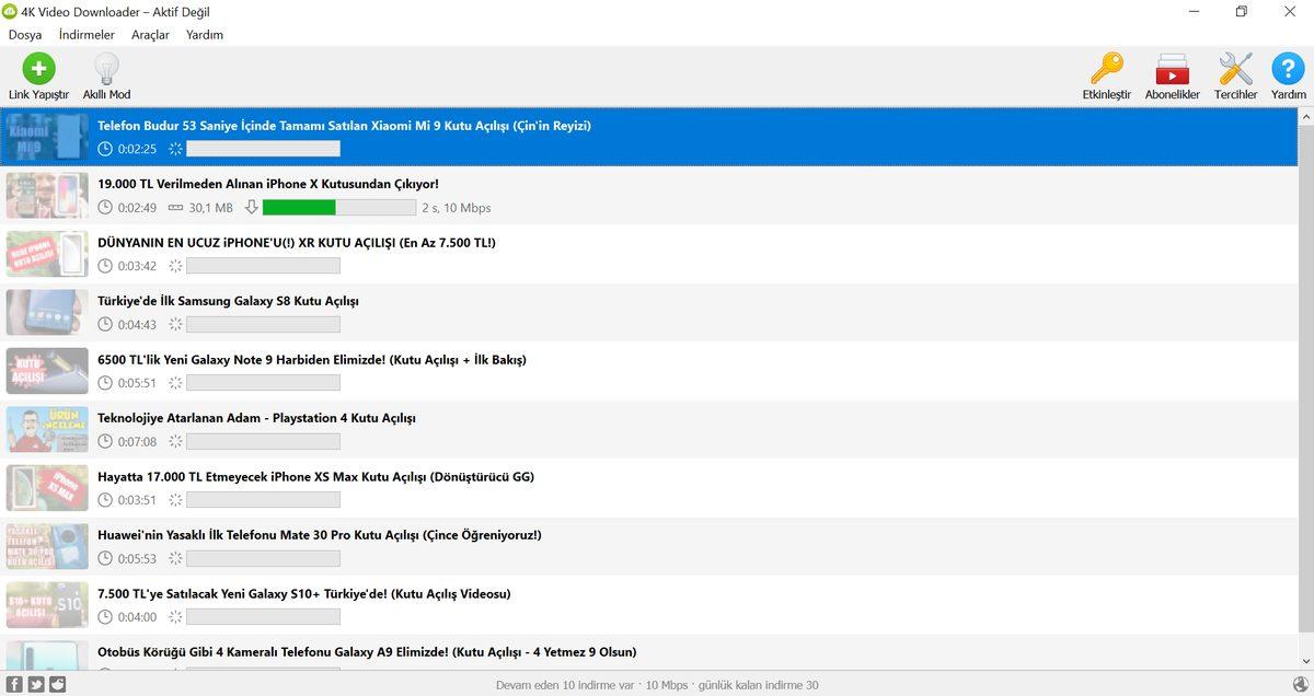 YouTube Oynatma Listesi İndirme İşlemleri [PC]