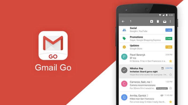 Giriş Seviye Akıllı Telefon Dostu Gmail Go Yayınlandı