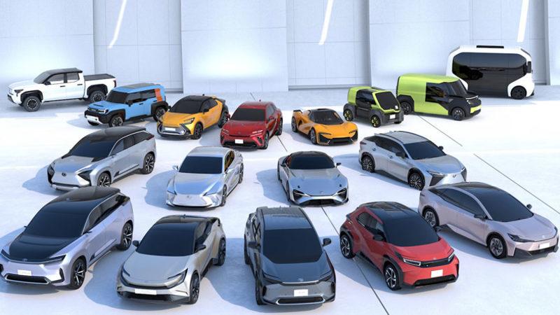Toyota, Herkesin Kendine Göre Bir Şey Bulacağı Tam 16 Adet Elektrikli Araba Tanıttı