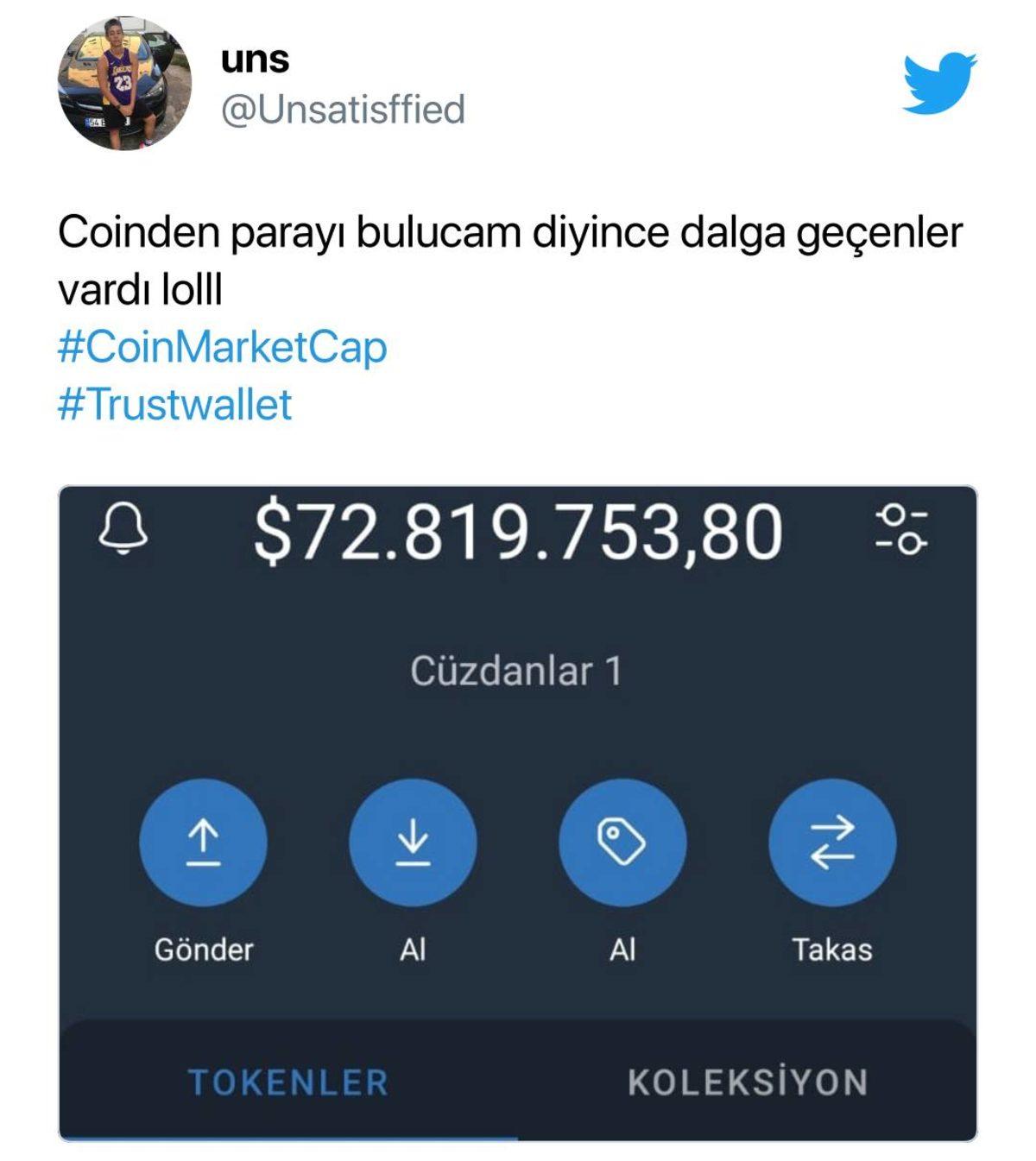Kullanıcılar Anlık Olarak ’Milyarder’ Oldu: CoinMarketCap’te Kripto Paraların Değeri Piyasa Değerinin Üstünde Gözüküyor