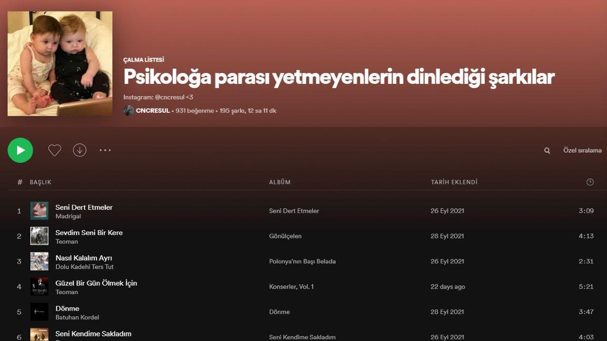 Spotify’da Yaratıcılık Sınırlarını Zorlayan Birbirinden Komik Playlist İsimleri