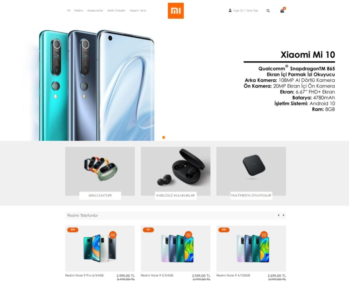 Xiaomi Türkiye, Resmi Çevrimiçi Mağazasını Açtı: mishoptr.com