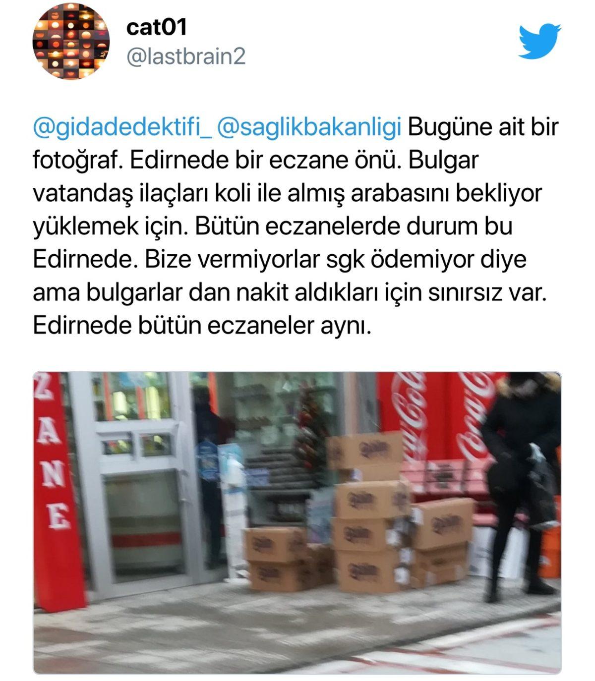 Bulgarların Türkiye’den Kutu Kutu İlaç Alması Sosyal Medyanın Gündeminde: ’Sağlık Bakanlığı Harekete Geçsin’