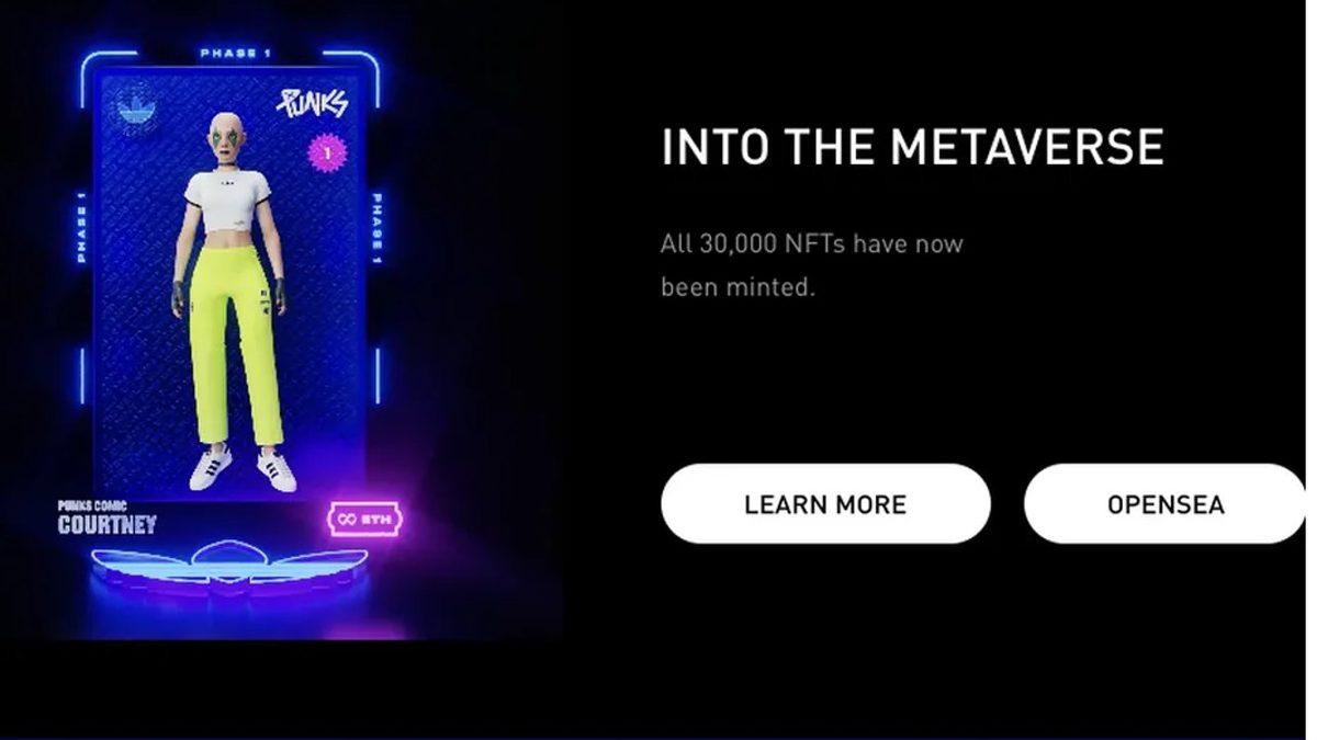 Adidas’ın NFT Koleksiyonu Birkaç Saat İçinde Tükenerek Milyonlarca Dolara Satıldı