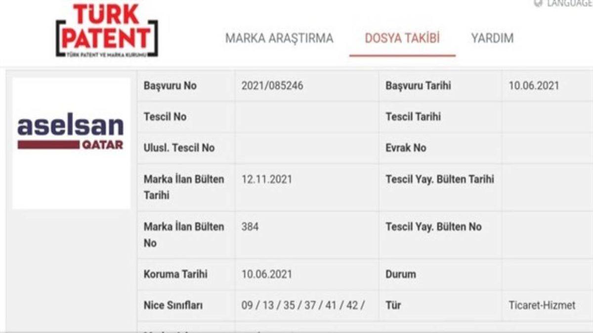 Satış İddialarıyla Gündeme Gelmişti: ’ASELSAN Qatar’ Markası Tescil Edildi