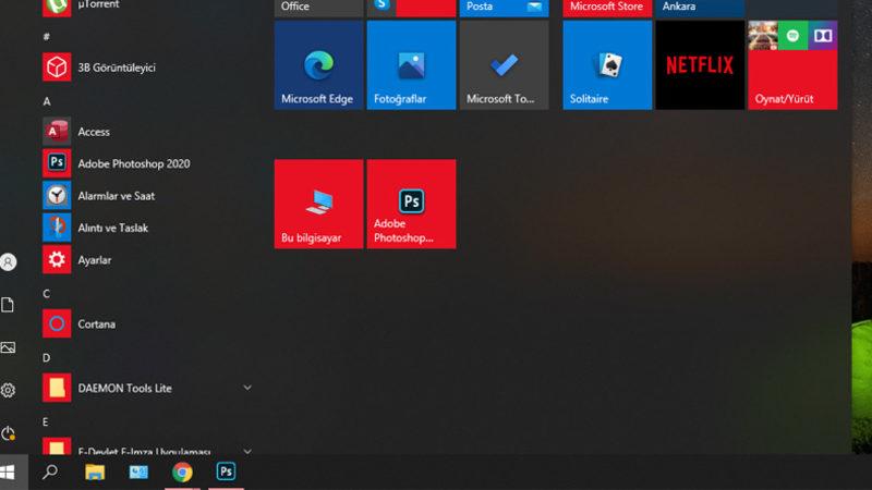 Windows 10’da ’Başlat Menüsü Açılmıyor’ Sorunu Nasıl Çözülür?