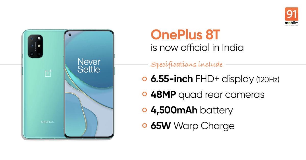 OnePlus, 120 Hz Ekran ve 65 W Hızlı Şarj Destekli Telefonu 8T’yi Duyurdu