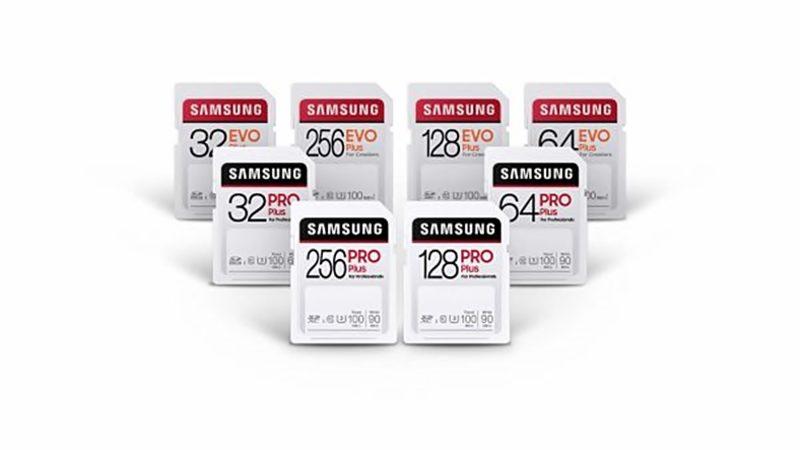 Samsung, Yeni EVO Plus ve PRO Plus SD Kartlarını Duyurdu