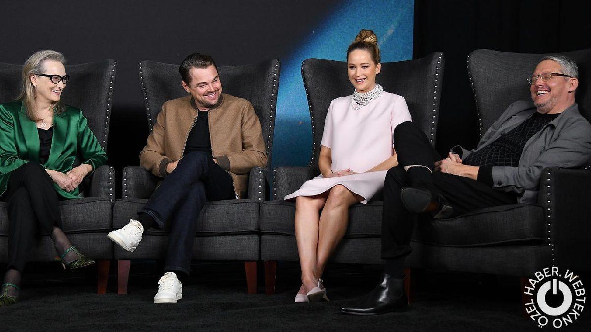Yılın Netflix Filmi Don’t Look Up’ın Yıldızlarla Dolu Kadrosuyla Bir Araya Geldik: İşte Leonardo DiCaprio ve Jennifer Lawrence’tan Filme Dair Önemli Açıklamalar