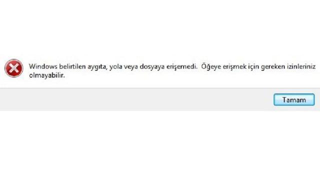 ’Windows Belirtilen Aygıta Yola veya Dosyaya Erişemedi’ Sorunu Nasıl Çözülür?