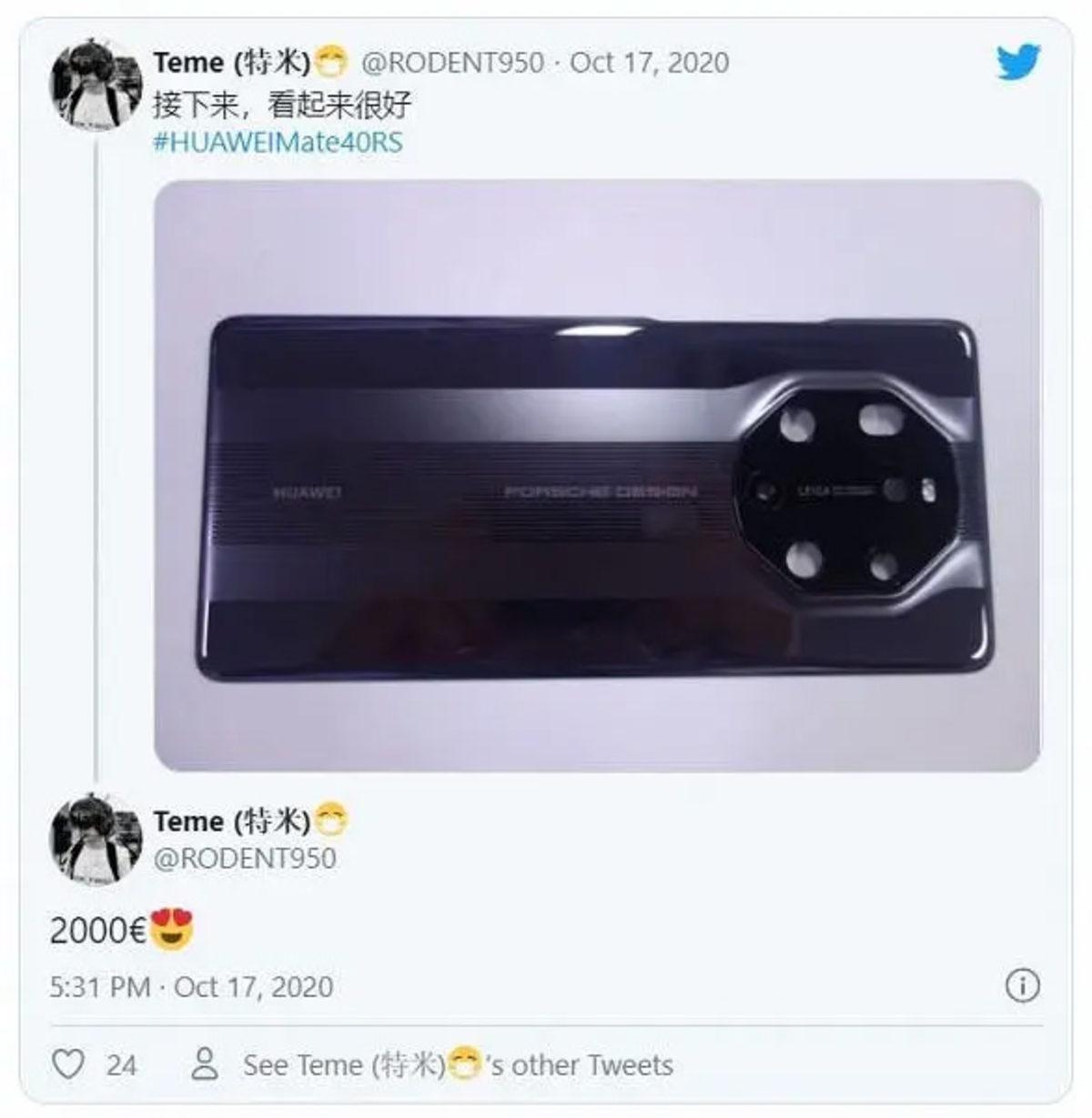 Huawei Mate 40 RS Porsche Design’ın Dudak Uçuklatan Fiyatı Ortaya Çıktı