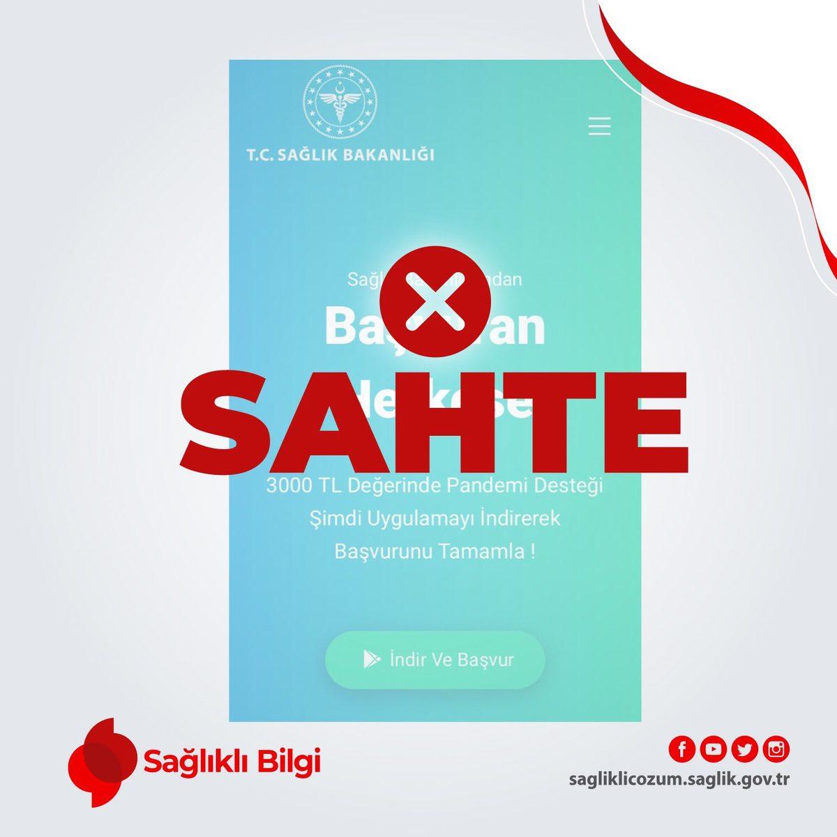 Sağlık Bakanlığı, Dolandırıcılara Ait İki Link İçin Uyarı Yaptı: Tıklamayın