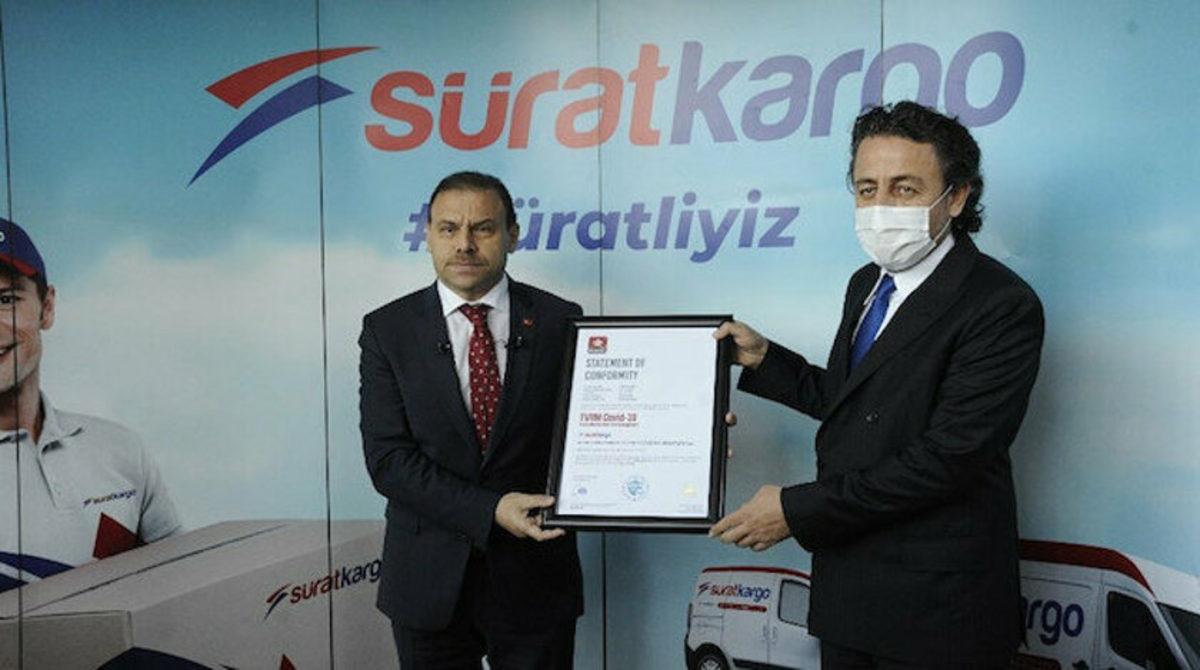 Sürat Kargo, Dünyanın COVID-19 Tedbir Sertifikası Alan İlk Kargo Şirketi Oldu