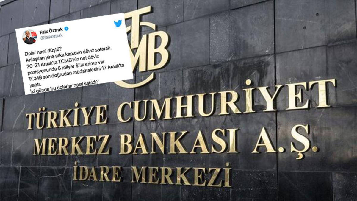 Dolar Kurundaki Düşüş Hakkında Şok İddia: ‘Merkez Bankası 7 Milyar Dolar Sattı’