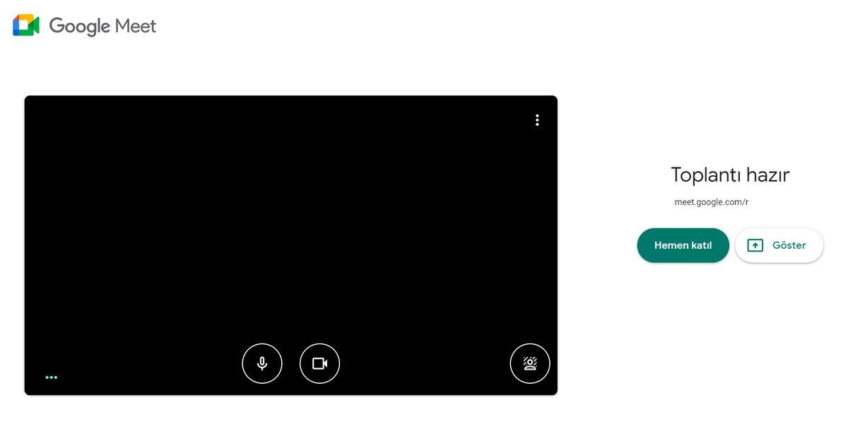 Google Meet Üzerinden Nasıl Sunum ve Toplantı Yapılır?