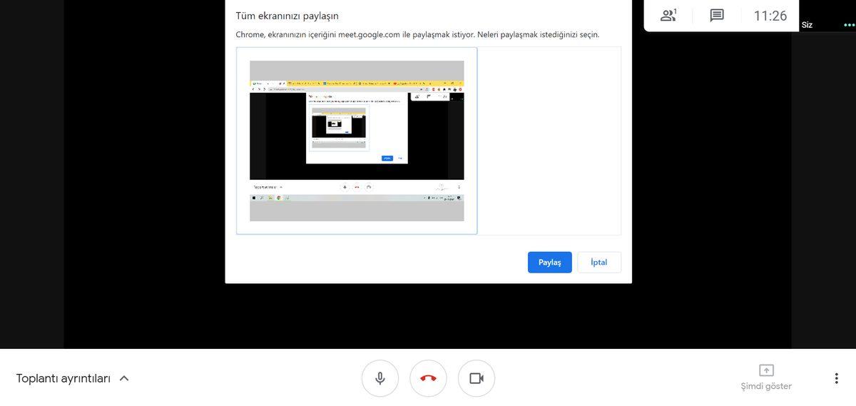 Google Meet Üzerinden Nasıl Sunum ve Toplantı Yapılır?