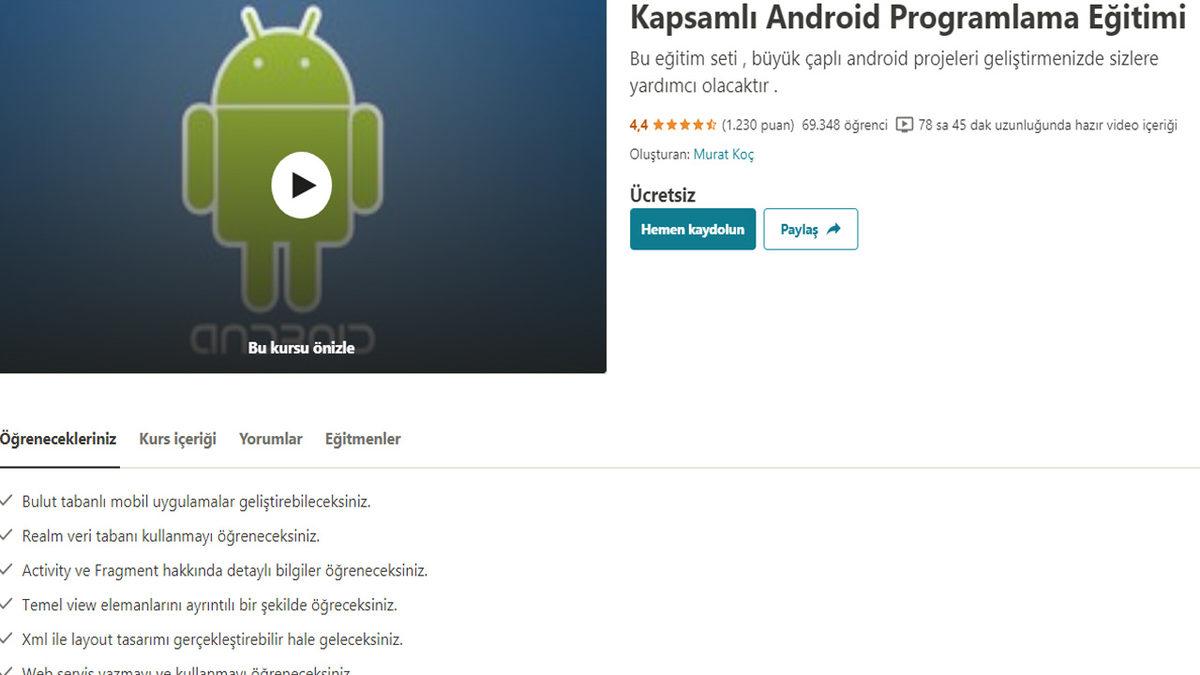 Yazılımcı Olmak İsteyenler İçin Tamamen Ücretsiz 15 Udemy Kursu