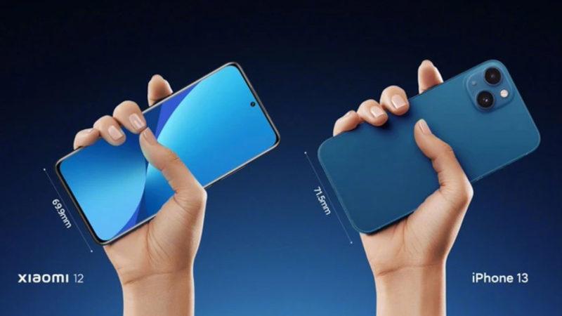 Xiaomi’den "Kıyaslayacak Başka Bir Şey mi Bulamadınız?" Dedirten iPhone 13 Karşılaştırmalı Xiaomi 12 Posteri