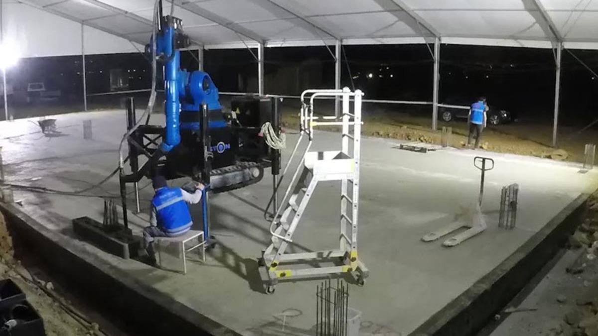 İstanbul Büyükşehir Belediyesi, 3 Boyutlu Yazıcıyla Bina İnşa Etti (Video)