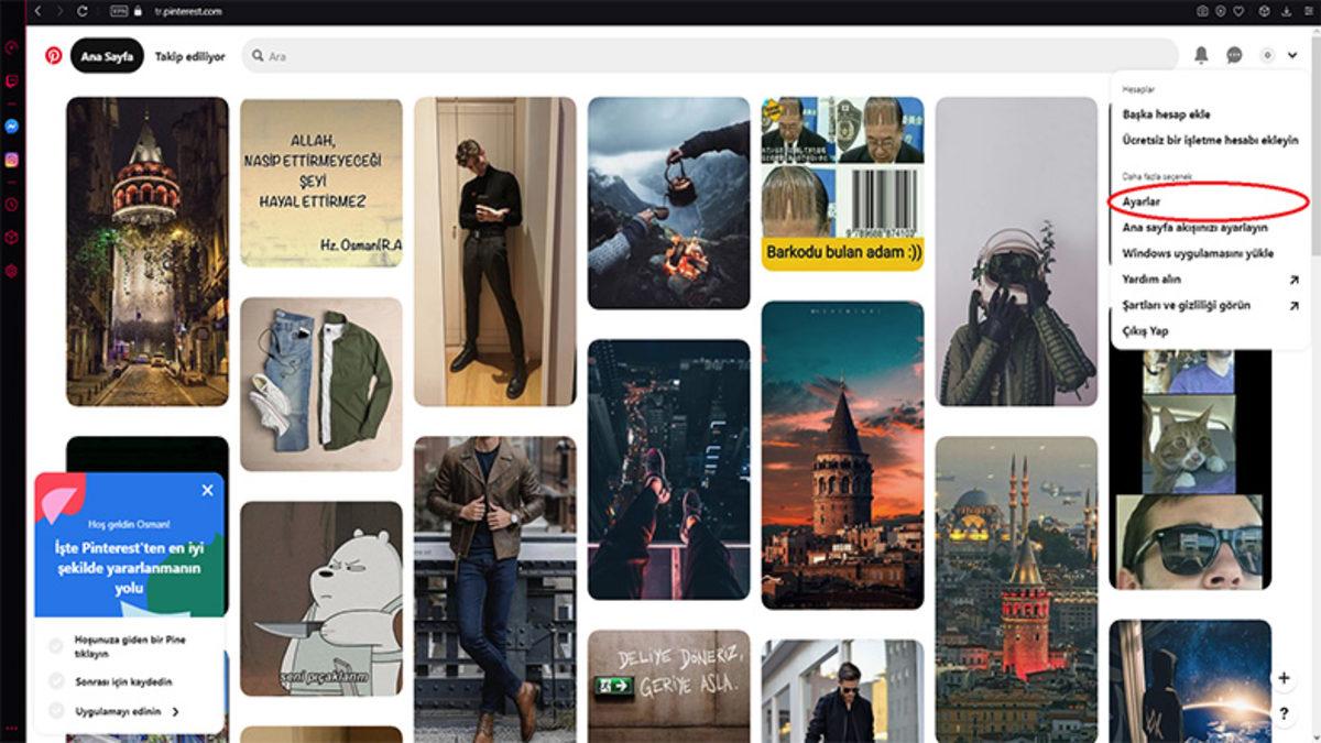 Pinterest Hesap Silme İşlemi Nasıl Yapılır?