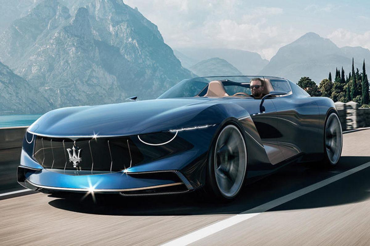 Fütüristik Çizgilerle Klasik Tasarımı Birleştiren Maserati GranTurismo Targa Konsepti