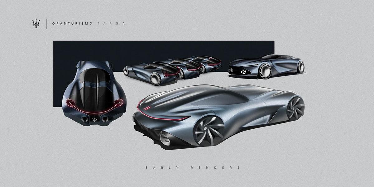 Fütüristik Çizgilerle Klasik Tasarımı Birleştiren Maserati GranTurismo Targa Konsepti
