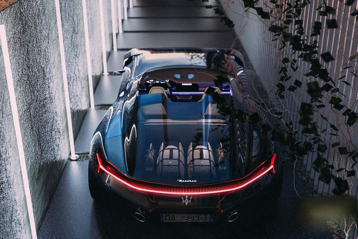 Fütüristik Çizgilerle Klasik Tasarımı Birleştiren Maserati GranTurismo Targa Konsepti