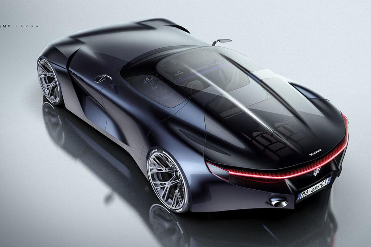 Fütüristik Çizgilerle Klasik Tasarımı Birleştiren Maserati GranTurismo Targa Konsepti