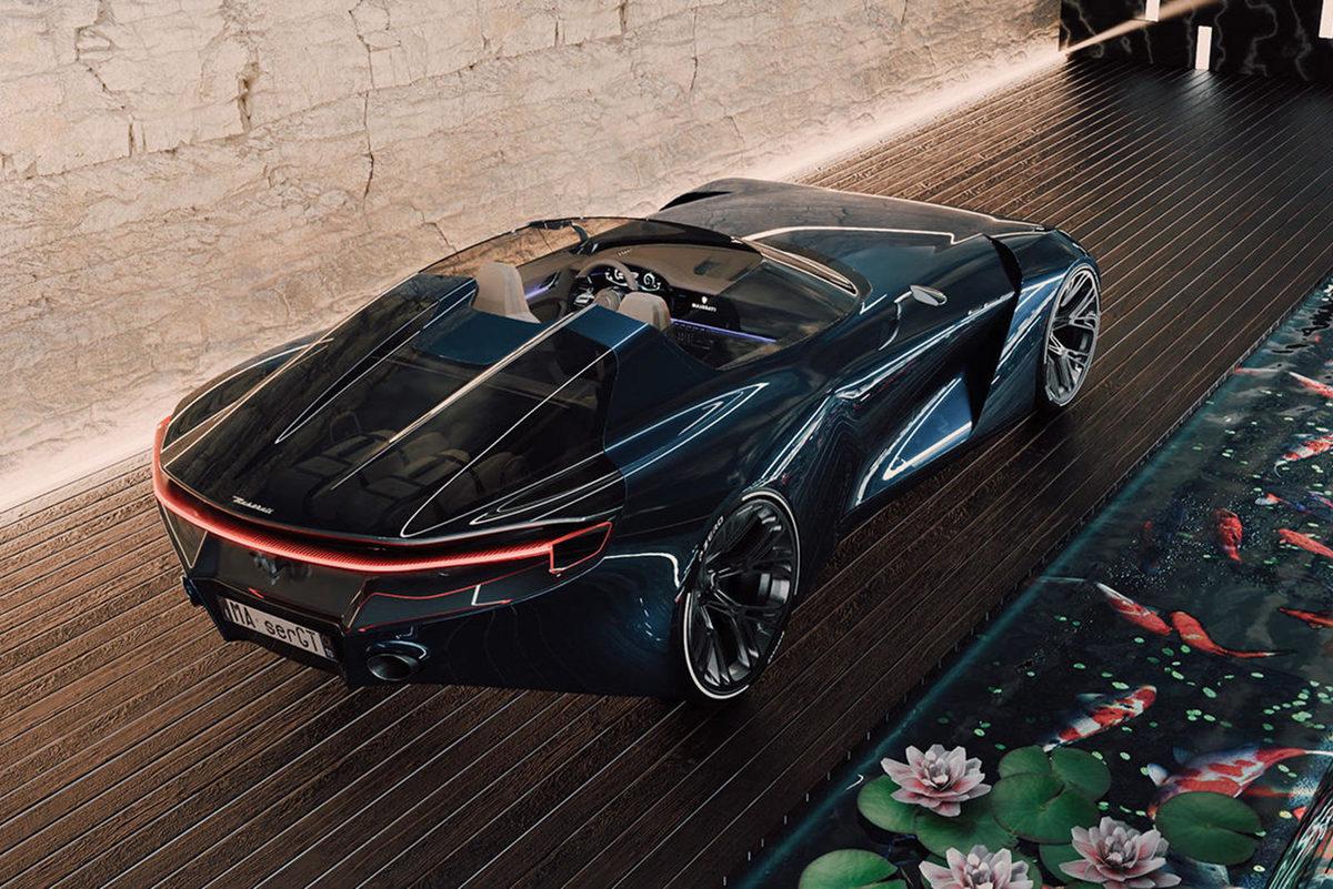 Fütüristik Çizgilerle Klasik Tasarımı Birleştiren Maserati GranTurismo Targa Konsepti