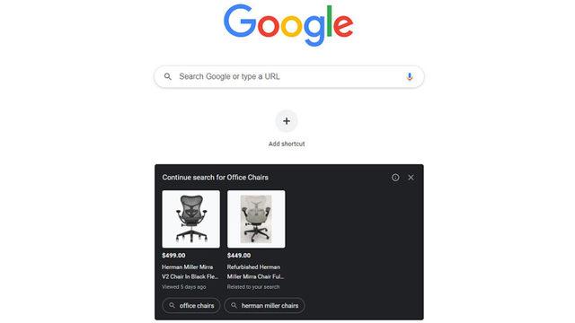 Google, Chrome’un Yeni Sekme Sayfasında Alışveriş Reklamları Gösterecek