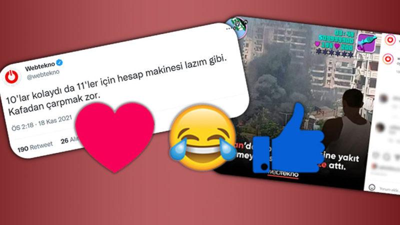 2021 Boyunca En Fazla Beğeni Alan Sosyal Medya Paylaşımlarımız