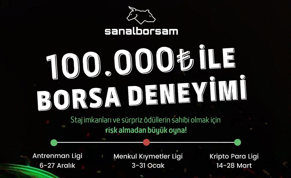 İTÜ Yatırım Kulübü’nün Düzenlediği Ödüllü ’SanalBorsam’ Yarışması 3 Ocak’ta Başlıyor