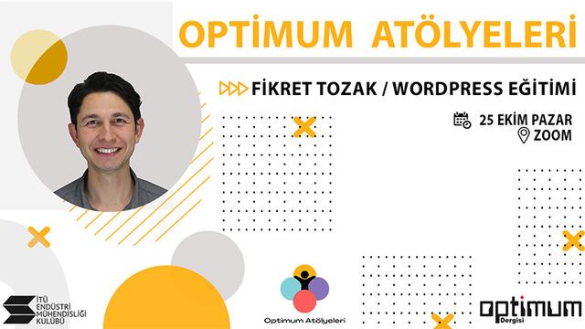 Çevrimiçi Olarak Gerçekleştirilecek İTÜ Optimum Atölyeleri’nden İlki, 25 Ekim’de