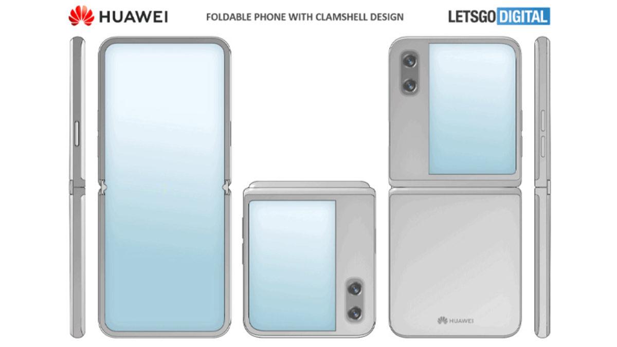 Huawei’nin Galaxy Z Flip Benzeri Yeni Katlanabilir Akıllı Telefon Patenti Ortaya Çıktı