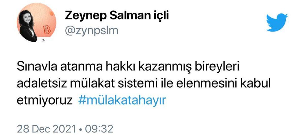 Yüksek Puanlarına Rağmen KPSS Mülakatında Elenen Öğretmenler Twitter’da Tepki Gösterdi: #MülakataHayır