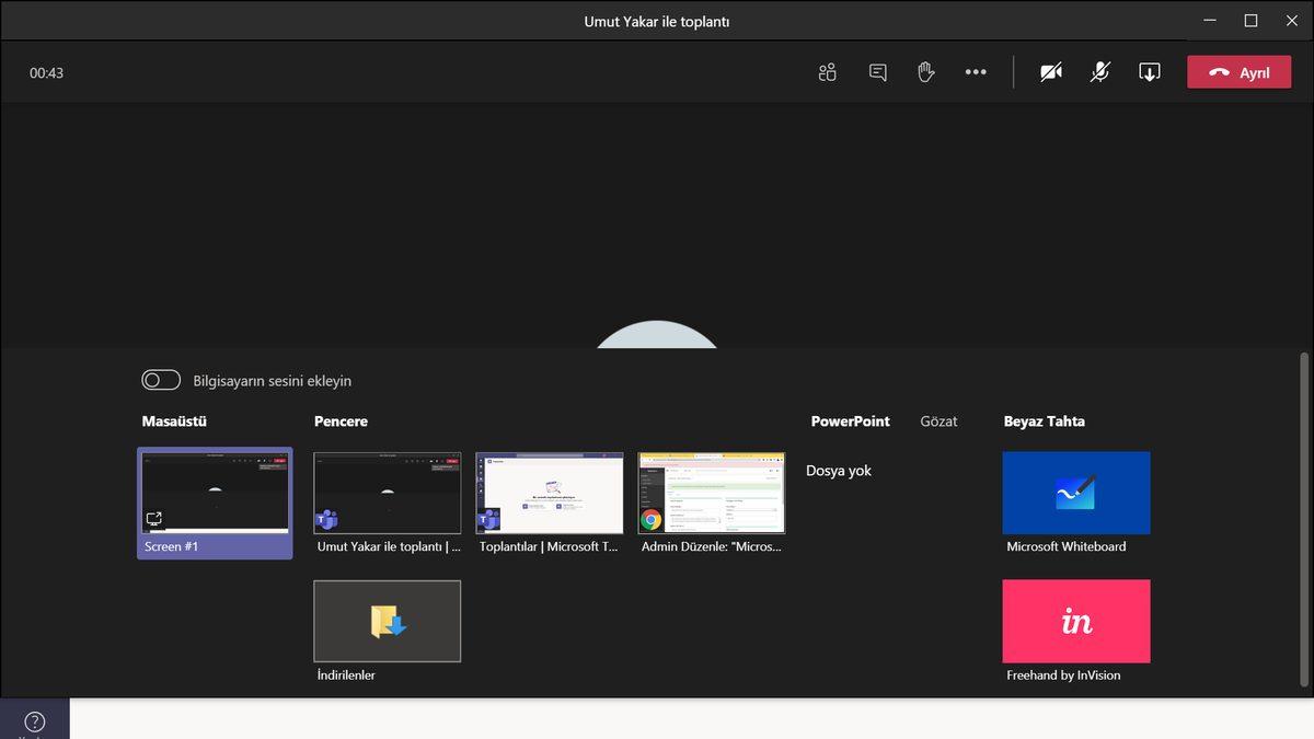 Microsoft Teams Üzerinden Sunum Nasıl Yapılır?