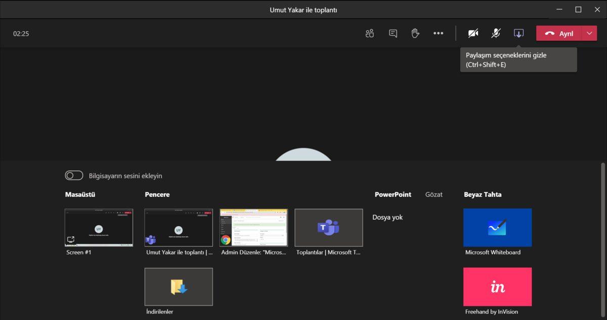 Microsoft Teams Üzerinden Sunum Nasıl Yapılır?