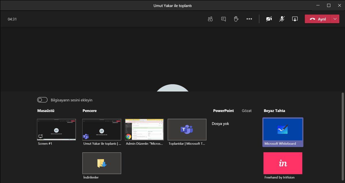 Microsoft Teams Üzerinden Sunum Nasıl Yapılır?