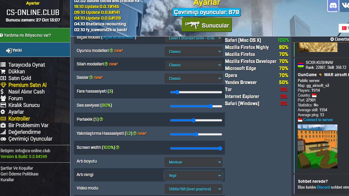 CS 1.6’yı İndirmeye Gerek Kalmadan Tarayıcı Üzerinden Ücretsiz Oynatan Site (İçinde Minecraft Haritası Bile Var)