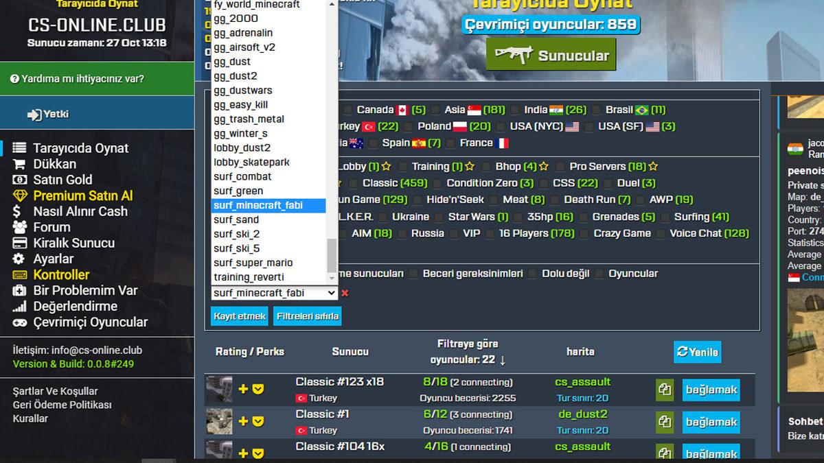 CS 1.6’yı İndirmeye Gerek Kalmadan Tarayıcı Üzerinden Ücretsiz Oynatan Site (İçinde Minecraft Haritası Bile Var)