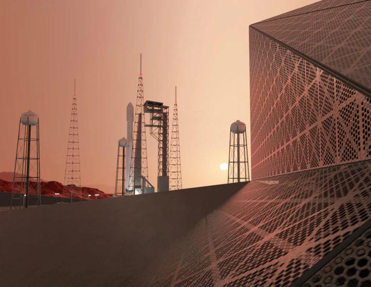 Mars’ta Kurulabilecek Bir İkmal İstasyonunun Konsept Tasarımları Yayınlandı