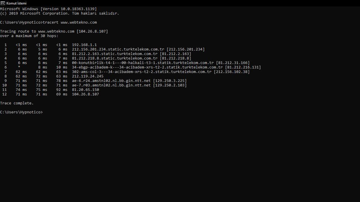 Kablosuz Ağ Yönetimi İçin Bütün Windows 10 CMD Komutları