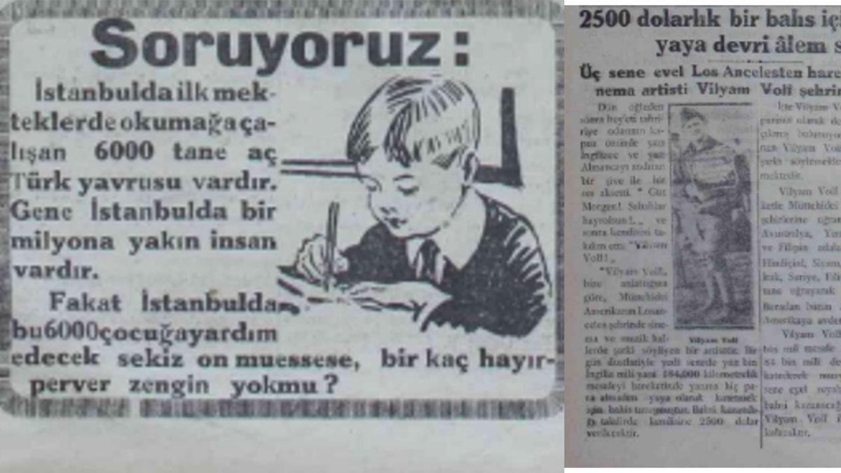 Bundan Tam 93 Yıl Önce Gazetelere Çıkan İlginç Haberler: Görünce Zaman Yolculuğuna Çıkıyorsunuz