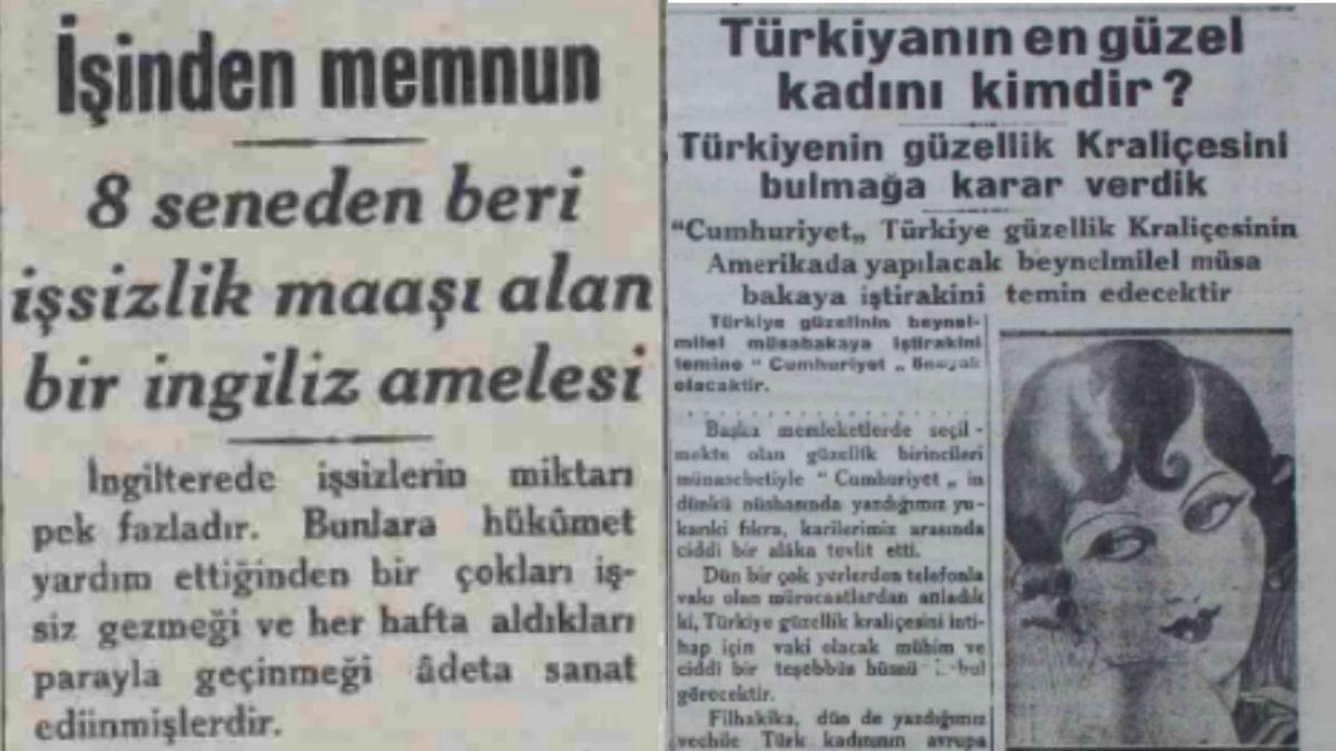 Bundan Tam 93 Yıl Önce Gazetelere Çıkan İlginç Haberler: Görünce Zaman Yolculuğuna Çıkıyorsunuz