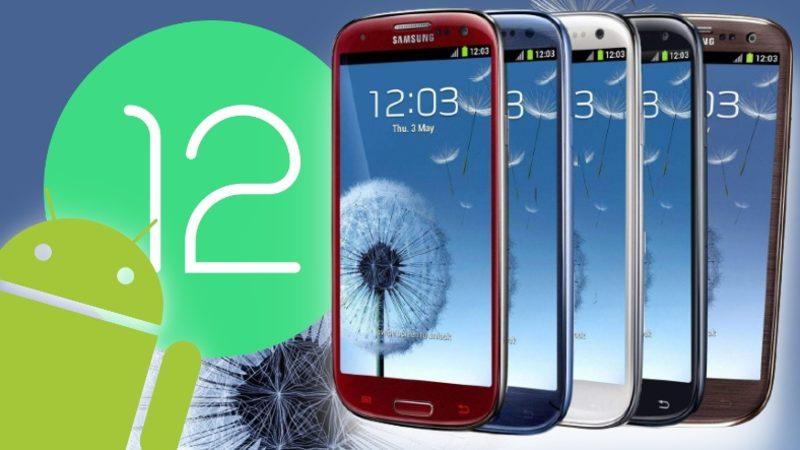 10 Yaşına Giren Samsung Galaxy S3’te Android 12 Çalıştırıldı [Video]